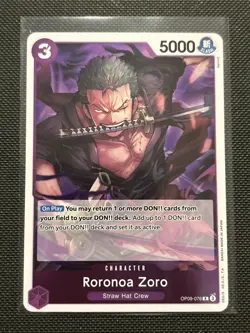 Roronoa Zoro (076) OP09-076 Emperors in the New World Foil One Piece TCG NM - Image 1