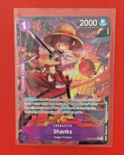 One Piece Shanks Alt Art OP13-065 R Carrying on His Will English - Image 1
