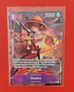 One Piece Shanks Alt Art OP13-065 R Carrying on His Will English - Image 2