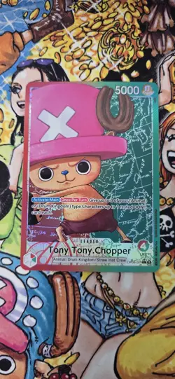 Tony Tony Chopper Alt Art Leader OP08-001 Two Legends English One Piece CCG - Image 1