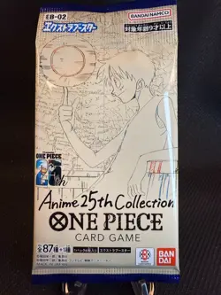 EB-02 Anime 25th Collection Booster Pack -One Piece- Japan- New Sealed - Image 1
