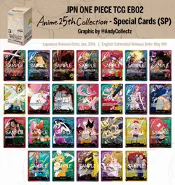 EB-02 Anime 25th Collection Booster Pack -One Piece- Japan- New Sealed - Image 3