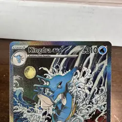 Kingdra EX 131 Pokemon TCG Scarlet & Violet Black Star Promo Holo Card Near Mint - Image 2