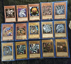 Yu-Gi-Oh! TCG Dark Magician Magician Girl Blue Eyes White Dragons Random Cards - Image 1