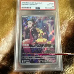 PSA 10 Marnie's Morpeko 020/019 SVOM Starter Set Promo Pokemon Card Japanese - Image 1