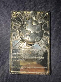 Pokemon 23K Gold Plated Trading Card | Togepi | Burger King Edition - Image 2
