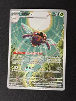 Ninjask 137/132 Illustration Rare Pokemon Mega Evolution Pokemon TCG Card - Image 1