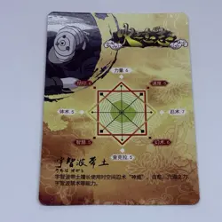 Obito Uchiha - Naruto Trading Card HY 41 Super Rare Foil Holo Cool Art Tc8 - Image 2