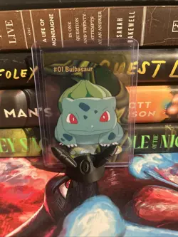 2000 TOPPS Pokemon #01 Bulbasaur PC2 TV Animation CLEAR see-through card - Image 2