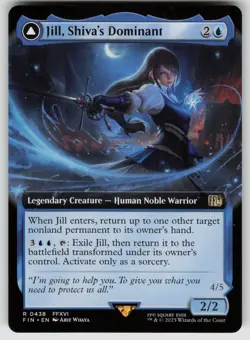 Jill, Shiva's Dominant (Extended Art) 438 R FINAL FANTASY MTG - Image 1