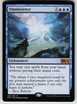 Omniscience M Core Set 2019 65 MTG - Image 1