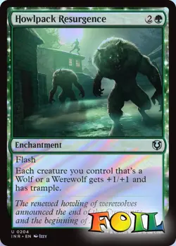 Howlpack Resurgence 204 MTG Innistrad Remastered Uncommon NP Foil - Image 1
