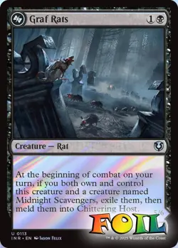 Graf Rats 113 MTG Innistrad Remastered Uncommon NP Foil - Image 1