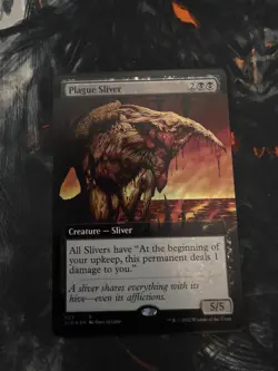 2022 MTG Magic the Gathering Secret Lair Drop Foil #633 Plague Sliver WOTC SLD - Image 1