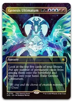 Genesis Ultimatum - Foil - Borderless NM, English MTG Special Guests - Image 1