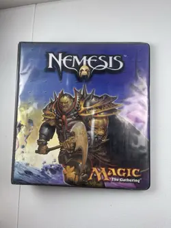 Vintage Magic The Gathering Nemesis Ultra Pro Binder - Image 1