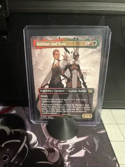 Balthier and Fran (0319) (Borderless) #319 (NM) Final Fantasy FIN Magic MTG - Image 1