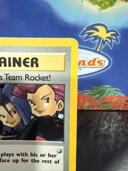 Pokemon Here Comes Team Rocket! 15/82 Team Rocket 1st Edition Holo Rare - Image 3