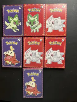 7x 2023 Pokemon Match Battle McDonalds Promo Sealed Booster Packs - Image 1