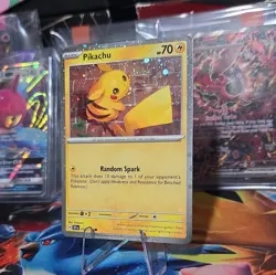Pikachu - 051/162 - Common - Cosmos Holo NM, English Pokemon Temporal Forces - Image 1