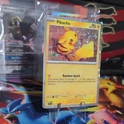 Pikachu - 051/162 - Common - Cosmos Holo NM, English Pokemon Temporal Forces - Image 3