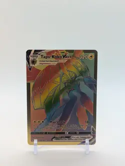 Pokemon🔥TAPU KOKO VMAX 166/163🔥GOLD FOIL Collectible🔥Rainbow🔥Battle Styles🔥 - Image 1