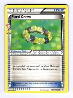 Floral Crown Generations: Radiant Collection #RC26 (2016) Common NM Pokemon - Image 1