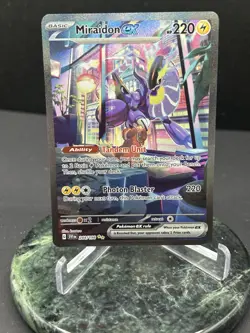 Pokemon TCG Scarlet & Violet base set Miraidon EX 244/198 SIR/SAR Near Mint (NM) - Image 1