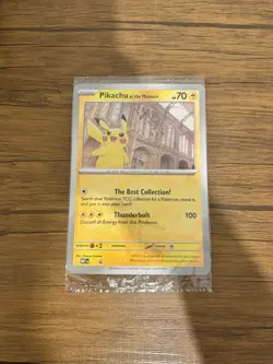 Pokemon Natural History Museum Promo Pikachu At The Museum In hand ready to ship - Image 1
