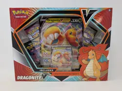 New Factory Sealed Pokemon TCG Sword and Shield Dragonite V Collection Box 820650809033 - Image 1