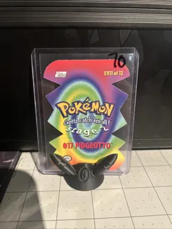 Topps Pokemon Series 2 Pidgeotto 17 EV11 Of 12 Die Cut SSP Vintage - Image 2