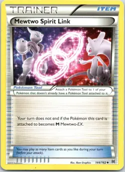 Pokemon - Mewtwo Spirit Link - 144/162 - Uncommon - XY - BREAKthrough - Image 1