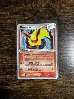 Pokemon Flareon ex Reverse Holo Rare 108/113 2005 Delta Species HP - Image 1