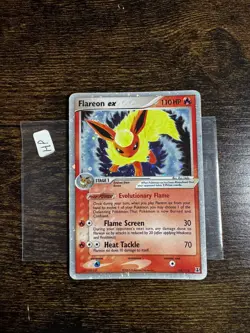 Pokemon Flareon ex Reverse Holo Rare 108/113 2005 Delta Species HP - Image 2