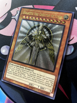 Holactie Creator Of Light Egyptian God Card Ultimate Holo Anime Yugioh - Image 3