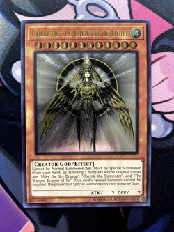 Holactie Creator Of Light Egyptian God Card Ultimate Holo Anime Yugioh - Image 5