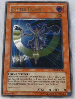 Yugioh 1x Battle Fader ABPF-EN006 Ultimate Edition Rare Unlimited Near Mint - Image 1