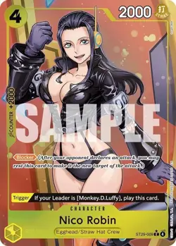 One Piece Nico Robin Full Art ST29-009 Starter Deck 29: Egghead Foil Alt Art NM - Image 3