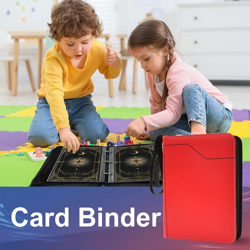 Jumbo Card Binder 100 Pockets Hold Oversized Big Card, 50 Pockets for L(5.4'' X - Image 5