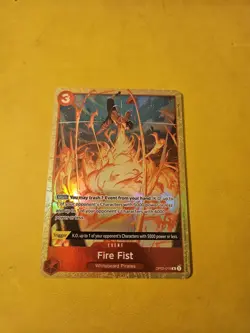 *NM* Fire Fist OP03-018 Alt Art Pillars Of Strength One Piece Card Game English - Image 1