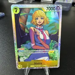 Stussy SR OP13-110 ENGLISH ONE PIECE Card Carrying on His Will - Foil NM - Image 1