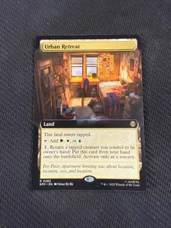 Extended Art Urban Retreat SPM 0283 Rare MTG Spider-Man - Image 1