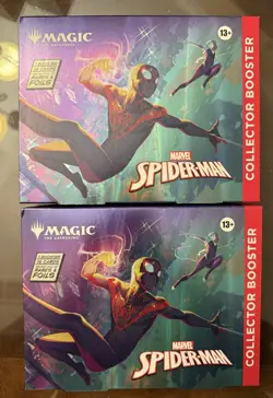 NEW! Lot of 2 Spiderman Collector Booster Bundle Magic The Gathering - Sealed - Image 1