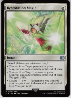 MTG Restoration Magic Normal NM FINAL FANTASY Magic 30 - Image 1