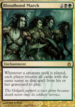 MTG Bloodbond March, Ravnica: City of Guilds, Moderately Played, English - Image 1