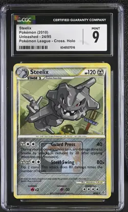 Steelix PokeMon League Unleashed 24/95 NM CGC 9 - Image 1