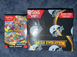 Pokemon TCG Mega Evolutions Lot of 2; Booster Box & Bundle New Sealed - Image 1