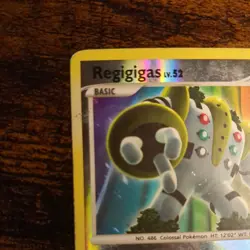 2008 Pokemon DP Legends Awakened Lv.52 HP120 Regigigas Reverse Holo 15/146 LP/MP - Image 4