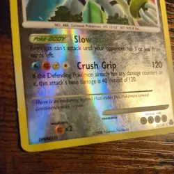 2008 Pokemon DP Legends Awakened Lv.52 HP120 Regigigas Reverse Holo 15/146 LP/MP - Image 5