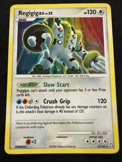 Pokemon Regigigas Holo rare 15/146 from Legends Awakened in MP condition. - Image 1